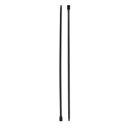 Heavy Duty UV-Resistant Cable Tie, 15 in L x 1/4 in W x 0.072 in THK