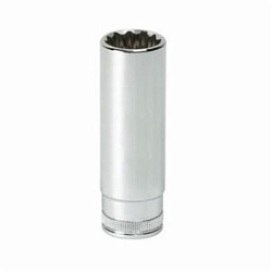 Deep Length Socket, 3/8 in, 24 mm, 6 Points