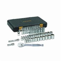 Mechanics Tool Set, 1/2 in Drive, Teardrop Head, 49 Pieces