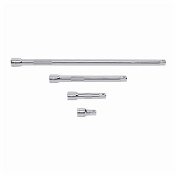 Standard Socket Extension Set, 3/8 in Drive, 4 Pieces, Polished Chrome