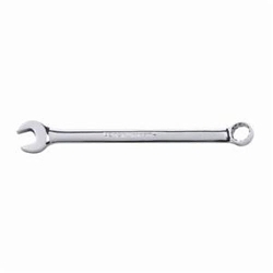 Long Length Open End Combination Wrench, 9/32 in Wrench, 12 Points