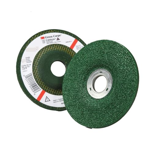 Green Corps, Depressed Center Wheel, 36 4-1/2 in x 1/4 in x 7/8 in, 10 per inner