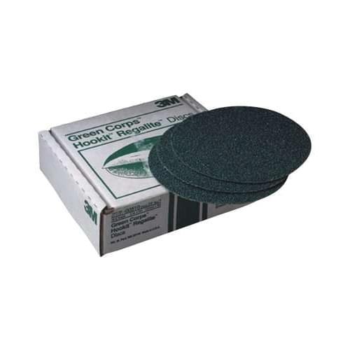 Green Corps, Hookit, Paper Disc, 750U, 40, E-weight, 00509, 5 in (12.7 cm)