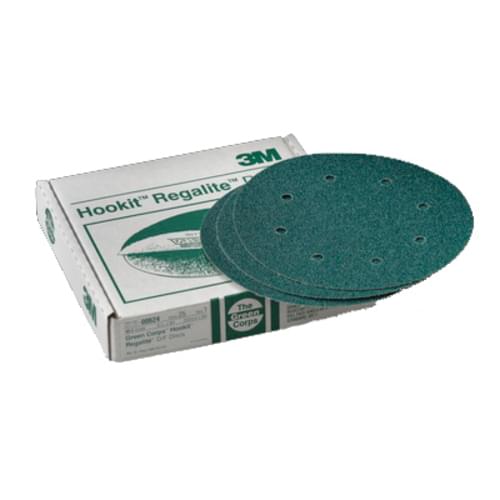 Green Corps, Hookit, Regalite, Disc, 00624, 40,E-weight, 8 in (20.32 cm)