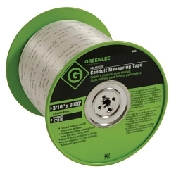 435 Measuring Tape, 3000 ft L x 3/16 in W Blade, Waterproof Polyester, Imperial