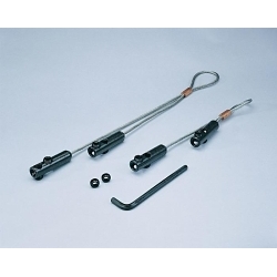 624 Long Set Screw Clamp Cable Pulling Grip, 3/8 in, 6500 lb, Galvanized Steel