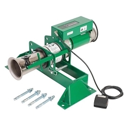 Cable Puller Package With Floor Mount, 6500 to 10000 lb Pulling
