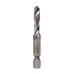 Quick-Change Standard Length Combination Drill and Tap, 1 in L Drill, M6x1 Thread