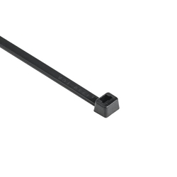 Type T150M Heavy Duty Cable Tie, 21 in L x 0.35 in W x 1.9 mm THK, Polyamide 6.6, Black