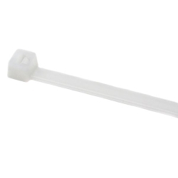 Type T50I Standard Cable Tie, 11.8 in L x 0.18 in W x 0.05 in THK, Polyamide 6.6, Natural