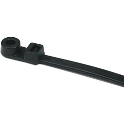 Self-Affixing Cable Tie, 8-1/2 in L x 0.18 in W x 0.05 in THK, Polyamide 6.6