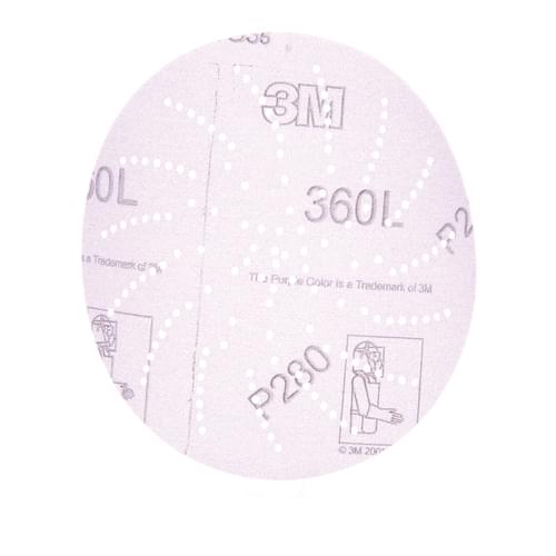 3M Xtract, Film Disc 360L, P280, 3 mil (0.0762 mm), 5 in (127.0 mm), Die 500LG, 100/Carton