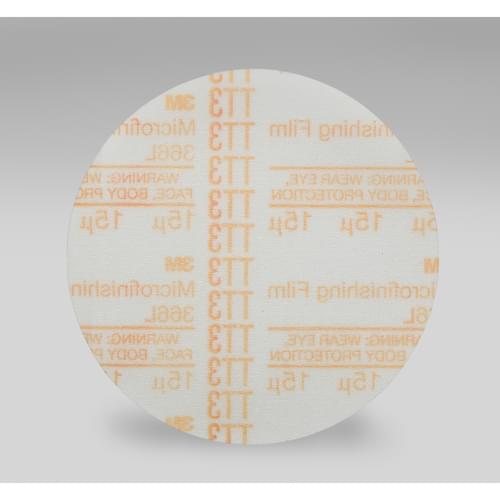 Hookit, Microfinishing Film Disc, 366L, grade 15 micron, 6 in x NH (152.4 mm x NH)