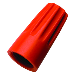Flame-Retardant Wire Connector, Positive Grip Shell, 22 to 14 AWG Wire, Polypropylene