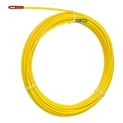 Pro Replacement Fish Tape, 100 ft L Tape, Round Profile, Fiberglass Tape