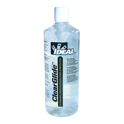 ClearGlide; Wire Pulling Lubricant, 1 qt Squeeze Bottle, Gel Form, Clear, 1.09