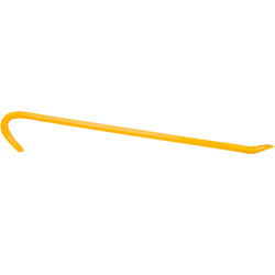  Wrecking Bar, Beveled Chisel/Claw Tip, 30 in OAL, Forged Steel