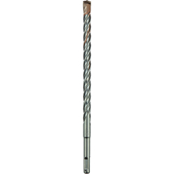 2-Cutter Masonry Drill Bit, 1/2 in Drill Bit, Round Cutting, 25/64 in SDS-Plus Shank