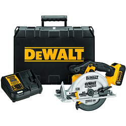 Cordless Circular Saw Kit 6-1/2 in Dia Blade, 5/8 in Arbor/Shank