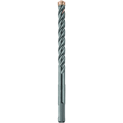HIGH IMPACT CARBIDE; Hammer Drill Bit, 3/8 in Drill Bit, 25/64 in SDS-Plus Shank