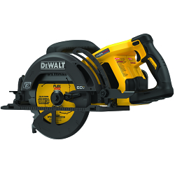 Worm Drive Cordless Circular Saw, 7-1/4 in Blade, 5/8 in Arbor/Shank