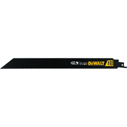 2X; Premium Straight Back Reciprocating Saw Blade, 12 in L x 1 in W