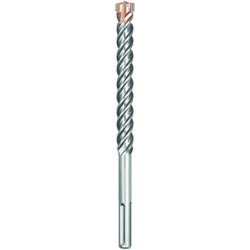 4-Cutter Hammer Drill Bit, 1-1/2 in Drill Bit, 45/64 in SDS-Max Shank