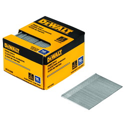 Heavy Duty Straight Finishing Nail, 2 in L, Bright, Steel, Chisel Point