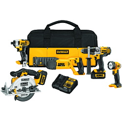 5-Tool Compact Cordless Combination Kit