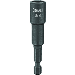 Magnetic Nut Driver, 3/8 in Drive, Steel, 3/8 in Hex