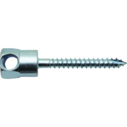  Horizontal Rod Hanger Anchor, 3/8 in Dia, Carbon Steel, Zinc Plated