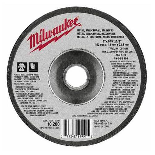 49-94-6305 Type 27 Cut-Off Wheel