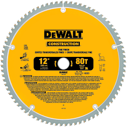 Guaranteed Tough, Large Diameter Thin Kerf Circular Saw Blade, 1 in Arbor