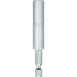 Magnetic Bit Tip Holder With Hog Ring, 1/4 in Drive, Steel, 1/4 in Hex