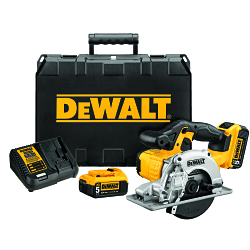 Cordless Circular Saw Kit 5-1/2 in Dia Blade, 20 mm Arbor/Shank
