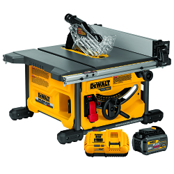 Cordless Table Saw Kit 8-1/4 in Dia Blade, 5/8 in Arbor/Shank