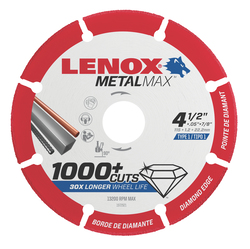 METALMAX; Cut-Off Wheel, 4-1/2 in Dia Blade, 7/8 in Arbor/Shank