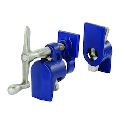 Pipe Clamp, 1-1/2 in D Throat, 3/4 in Clamping