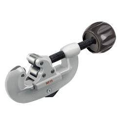 Screw Feed Tubing Cutter, 5/8 to 2-1/8 in Nominal, Ergonomic Grip Handle