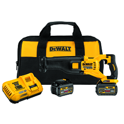 Brushless Cordless Reciprocating Saw With (2) Battery Kit 1-1/8 in L Stroke