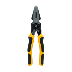 Compound Action Lineman Cutting Plier, 0.38 in Nominal, 1/2 in Tip Chrome Vanadium Steel Jaw