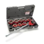 12-R Exposed Ratchet Threader Set With Carrying Case, NPT