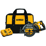Worm Drive Cordless Circular Saw Kit 7-1/4 in Blade, 5/8 in Arbor/Shank