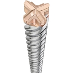HIGH IMPACT CARBIDE; Hammer Drill Bit, 1-1/8 in Drill Bit, 1-1/8 in SDS-Max Shank