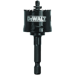  Impact-Rated Multi-Purpose Hole Saw, 7/8 in Dia, 1/2 in D Cutting, Bi-Metal Cutting Edge, 1/4 in Arbor