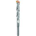 Hammer Drill Bit, 3/16 in Drill Bit, 1/4 in 3-Flat Shank