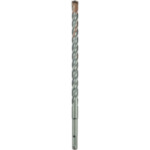 2-Cutter Masonry Drill Bit, 1/2 in Drill Bit, Round Cutting, 25/64 in SDS-Plus Shank