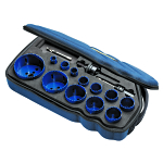  Ship Auger Bit, 3/8 in Dia, 17 in OAL, 12 in L Hollow Center Flute, 7/16 in Shank