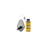 Classic Combo Chalk Line Reel, 100 ft L Line Abrasion Resistant Polyester Line