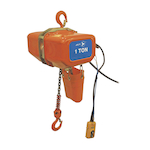 FA Series Heavy Duty Electric Chain Hoist, 1 ton Load, 15 ft H Lifting